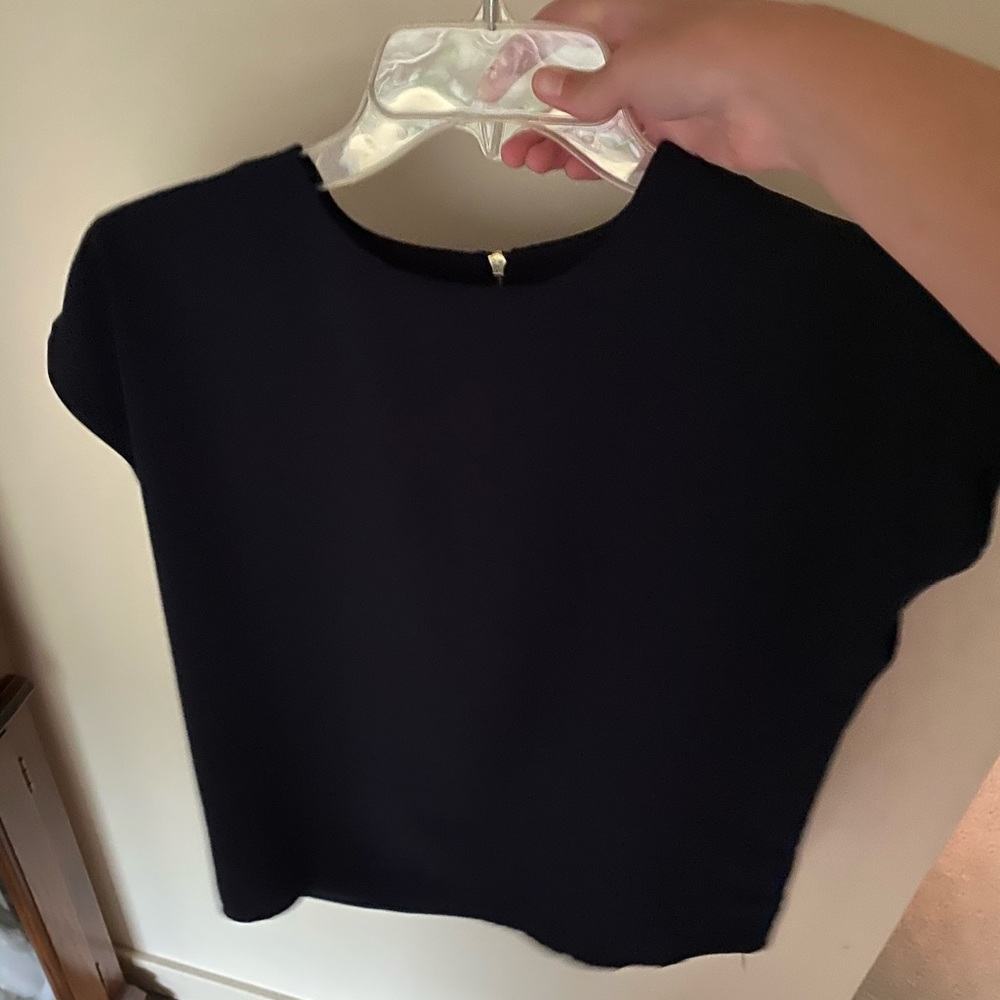 navy blouse
